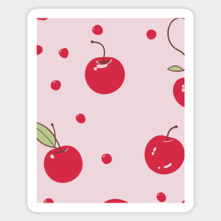 Fresh cherry pattern Sticker
